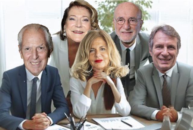 Marco Tronchetti,  Diana Bracco,  Emma Marcegaglia, Gianfelice Rocca,  e Alessandro Spada