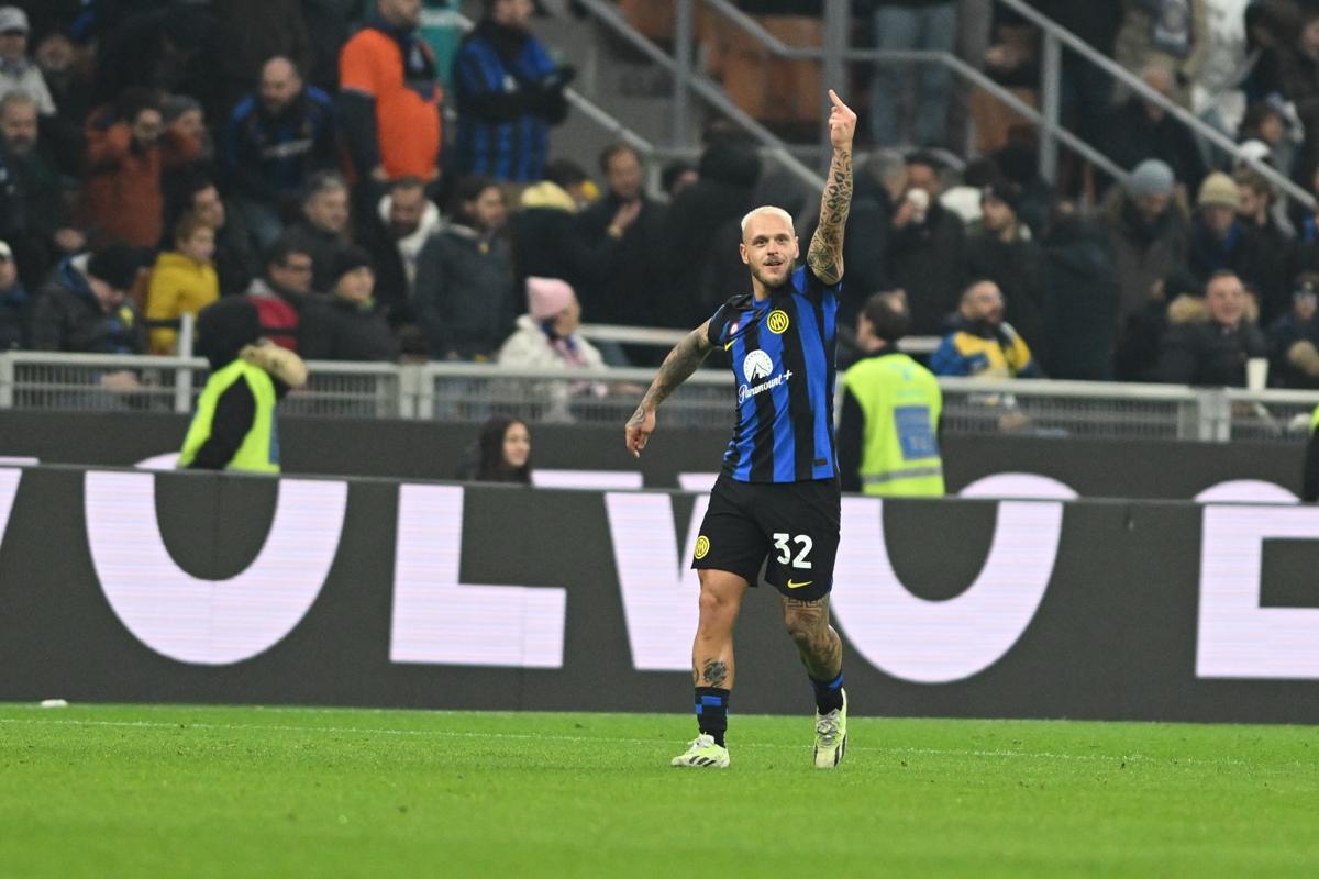 Dimarco Inter Frosinone gol centrocampo