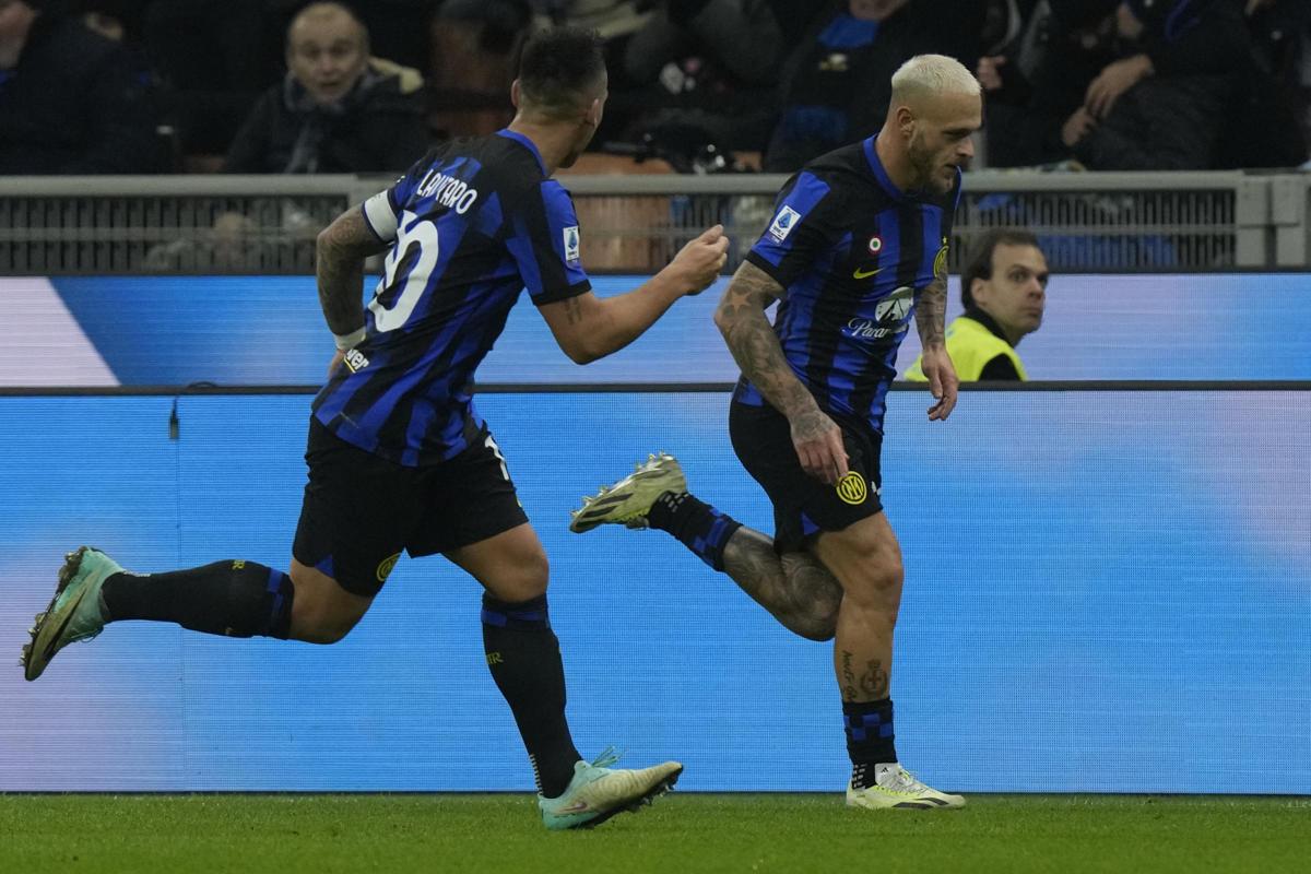 Dimarco Inter Frosinone gol centrocampo