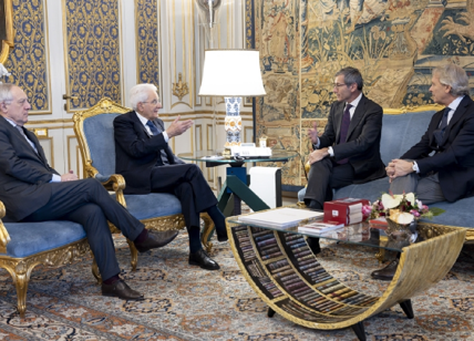 Edison, il Presidente Mattarella incontra l'AD Monti
