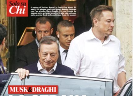 Draghi e Elon Musk insieme a Roma: in ballo il futuro dell'ex premier? Rumors
