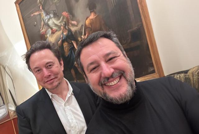 Elon Musk e Matteo Salvini