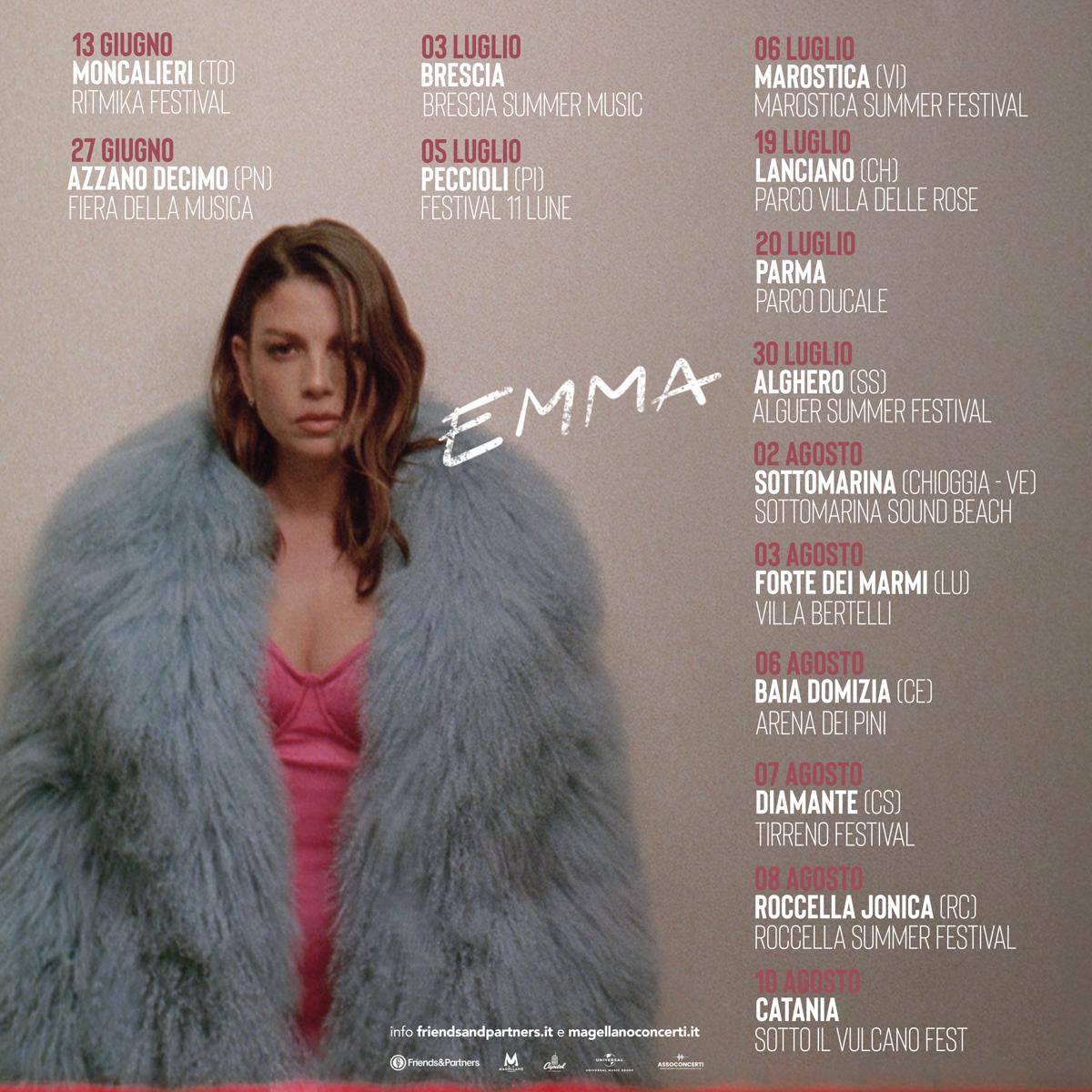 Emma tour date