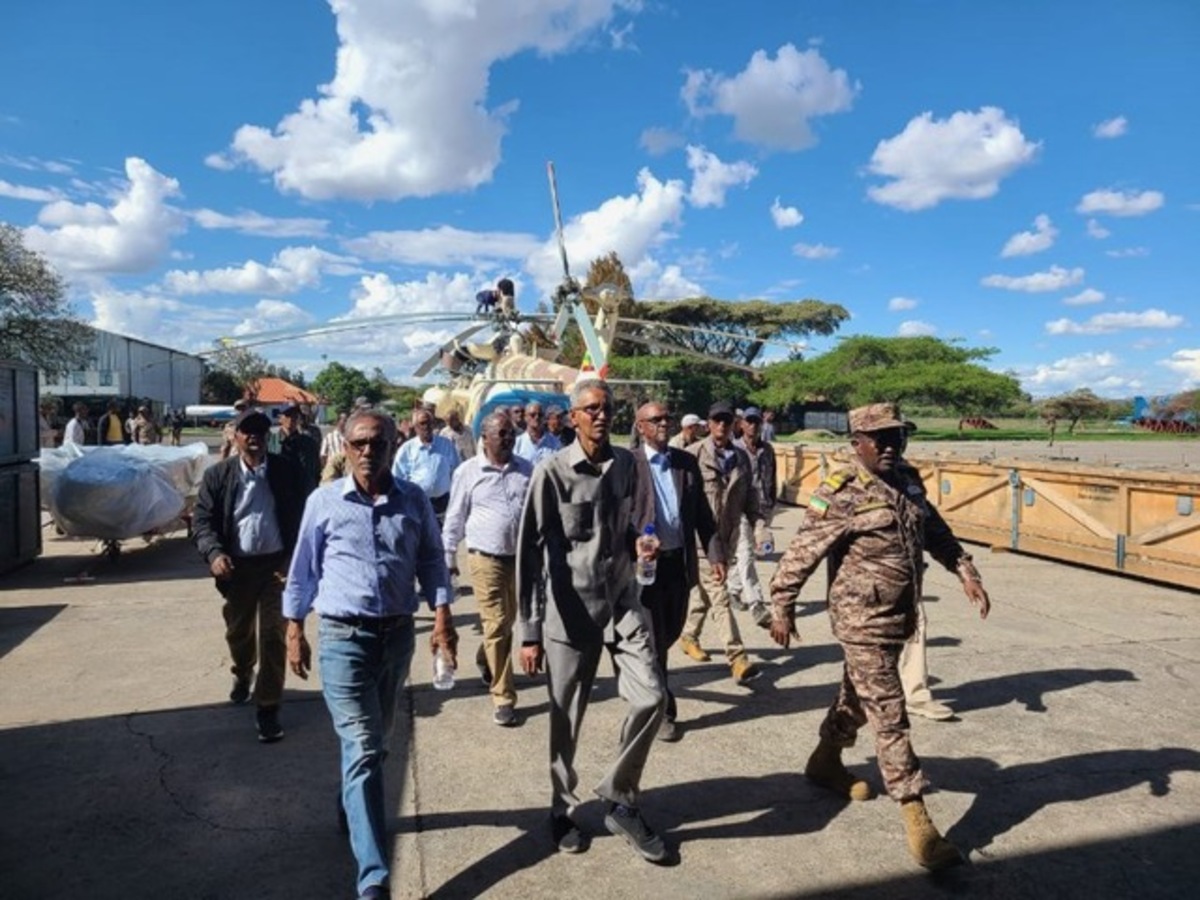 Delegazione militare eritrea in visita in Etiopia