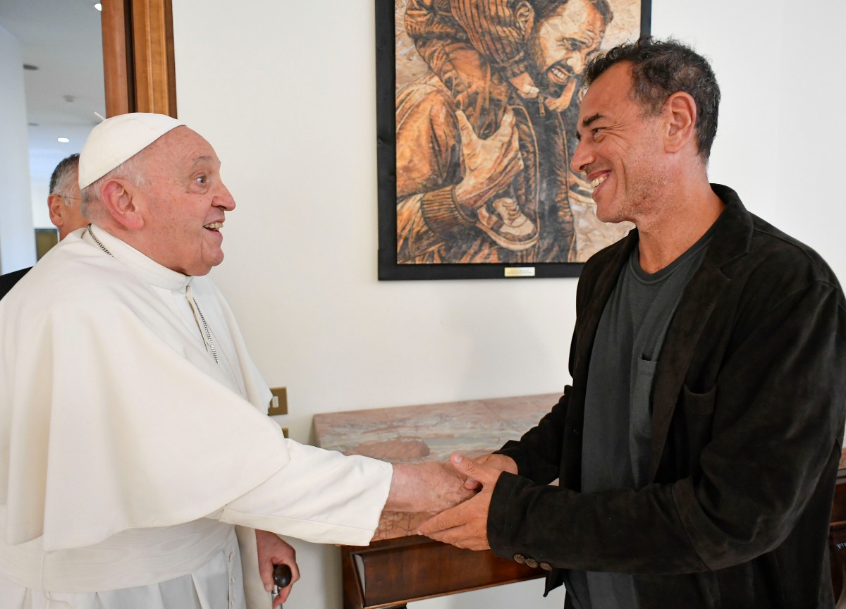 Matteo Garrone e Papa Francesco
