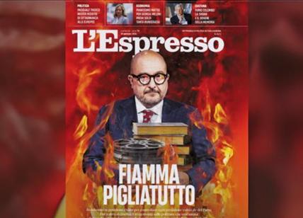 Sangiuliano in copertina su l'Espresso: così conquista la cultura di sinistra