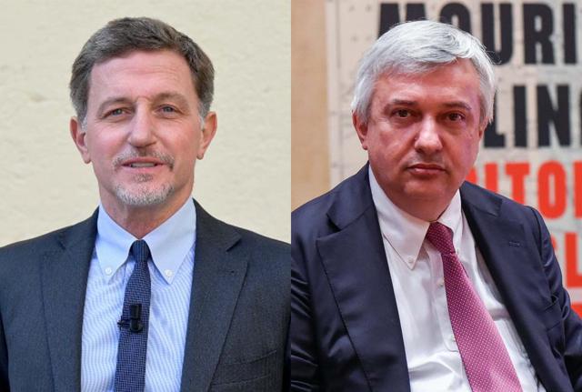 Massimo Giannini e Maurizio Molinari