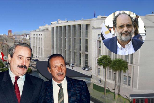 Giovanni Falcone e Paolo Borsellino, nel cerchio l'ex pm Ingroia 