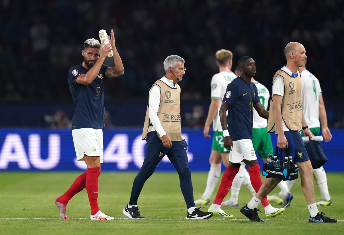 Giroud Francia infortunio