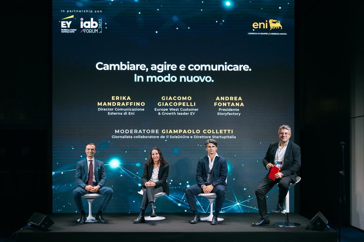 Eni discute le nuove sfide della comunicazione allo IAB Forum 2023