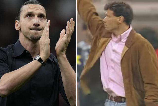 Ibrahimovic e Van Basten quando San Siro dice God... Bye