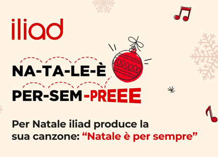 iliad celebra il Natale con il nuovo brano "Natale è per sempre"