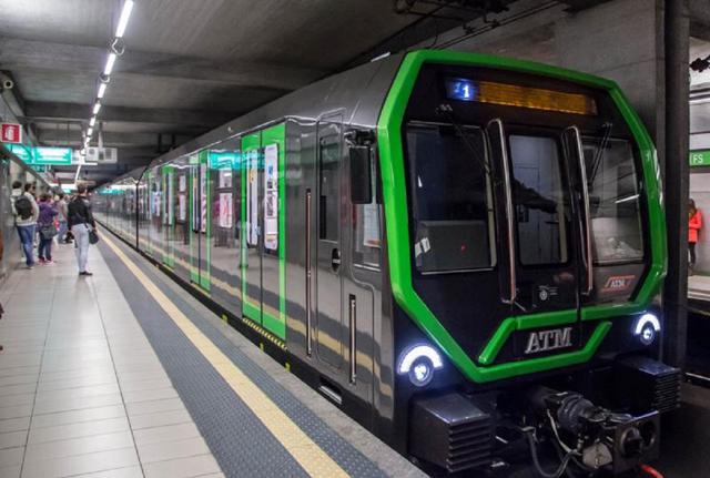 Linea verde metropolitana Milano M2