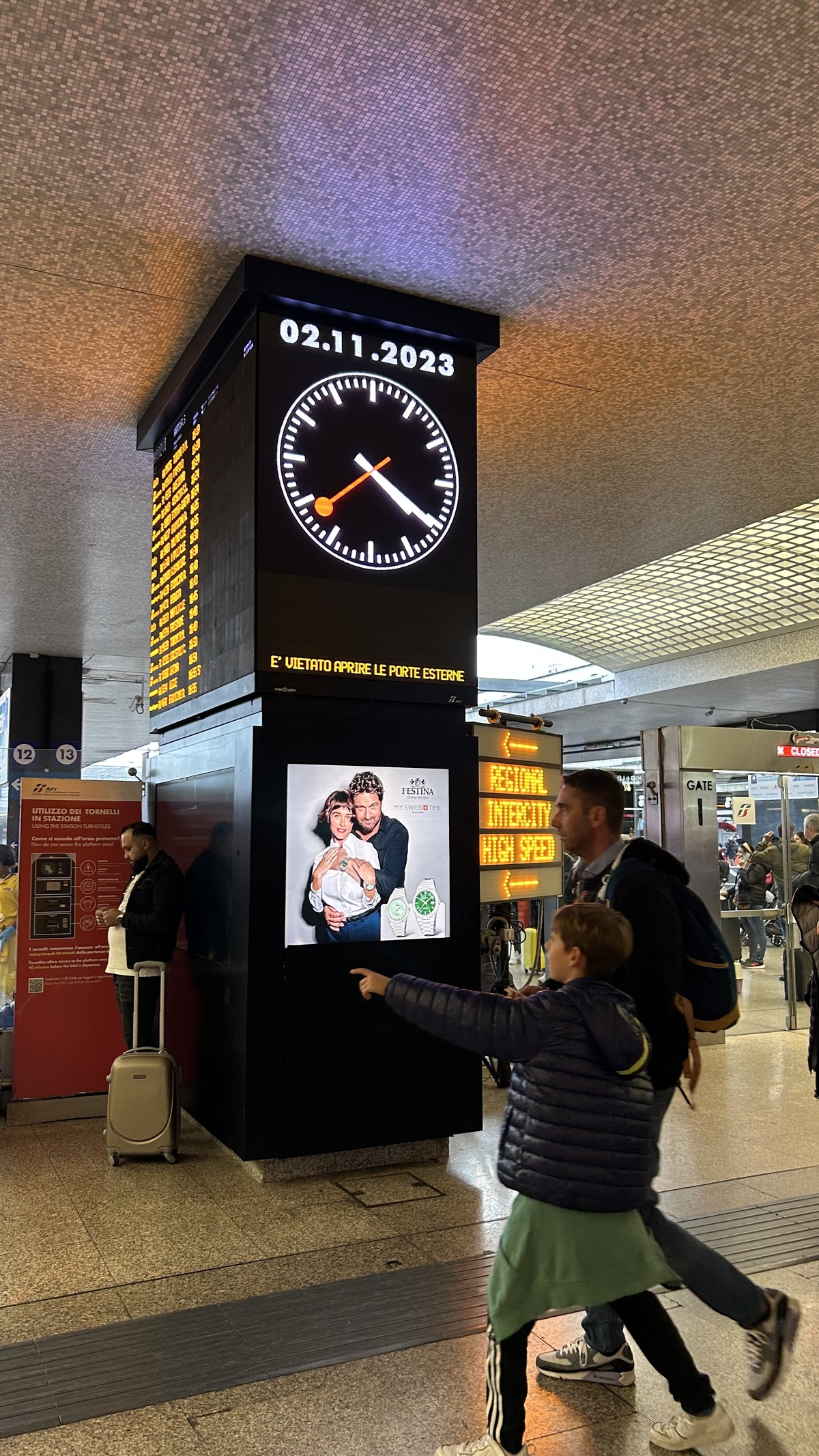 Festina è il nuovo Time Sponsor di Roma Termini