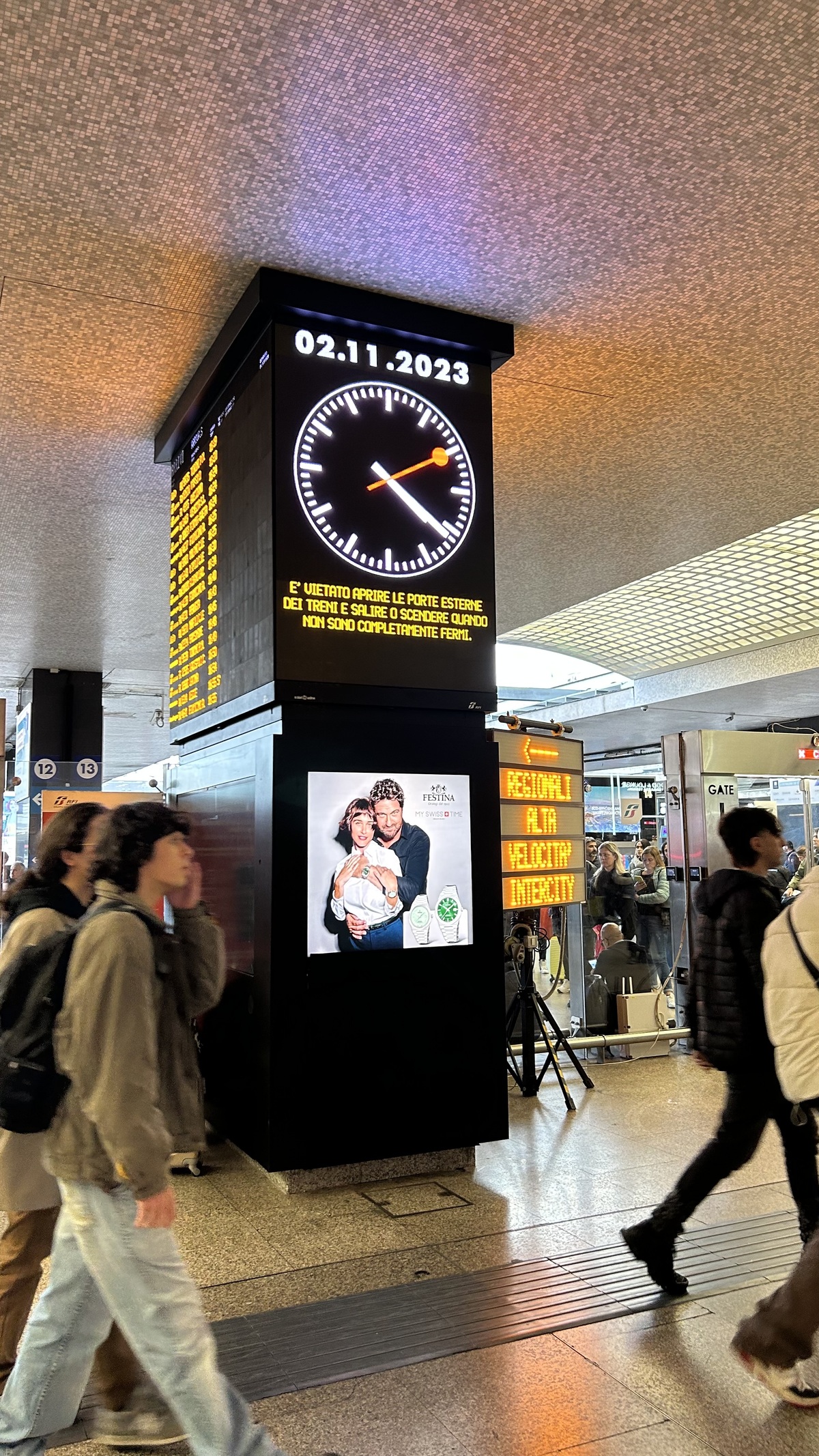 Festina è il nuovo Time Sponsor di Roma Termini