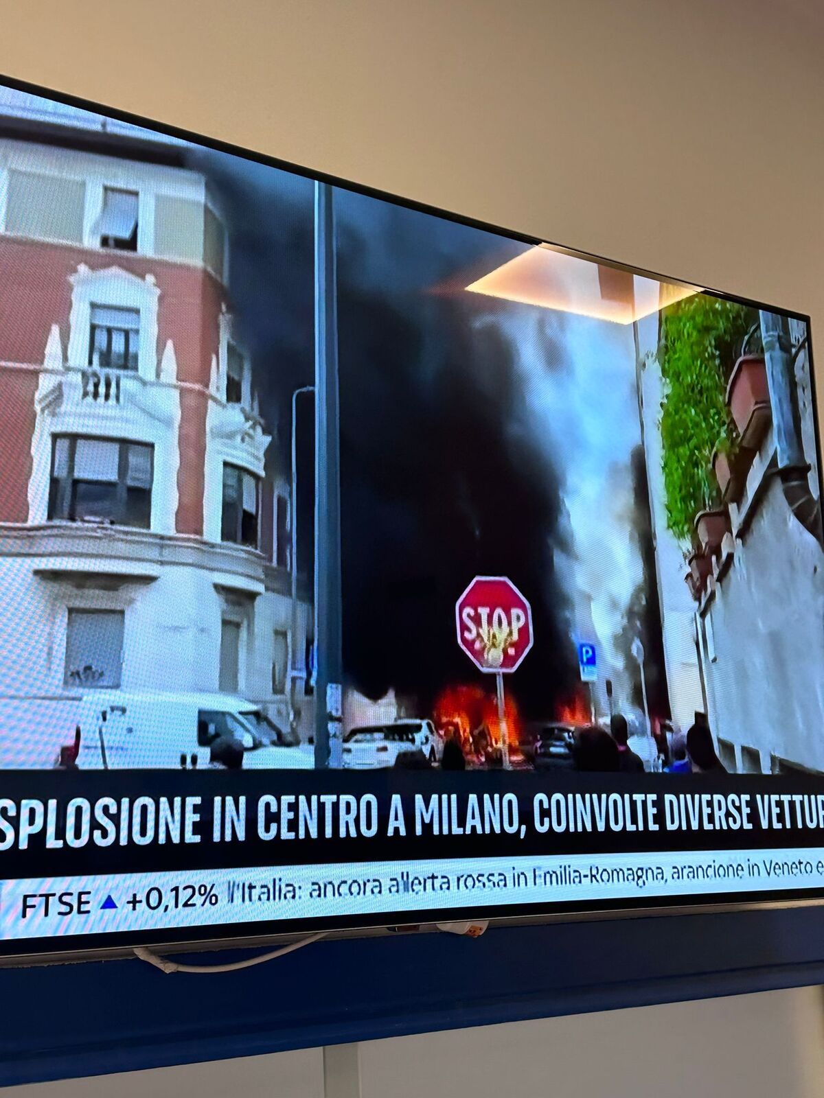 Incendio a Milano