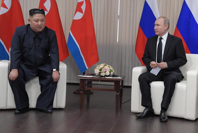 Kim Jong Un e Vladimir Putin