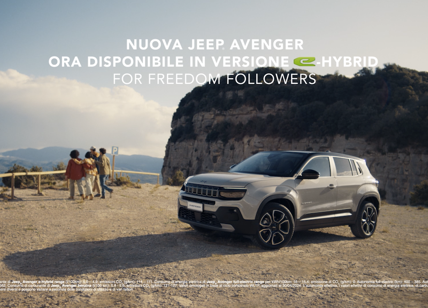 Jeep Avenger: il B-SUV più venduto in Italia nei primi sette mesi del 2024