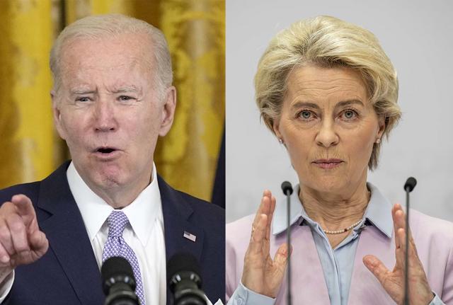 Joe Biden Ursula e Von Der Leyen