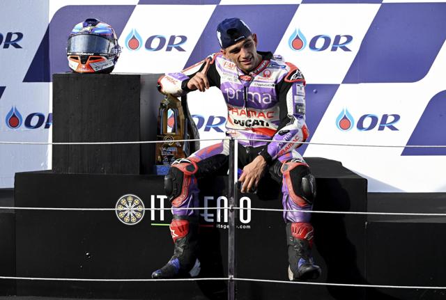 "Chi arriva ultimo è un fr..." in diretta tv: Jorge Martin (foto Lapresse), bufera in MotoGP