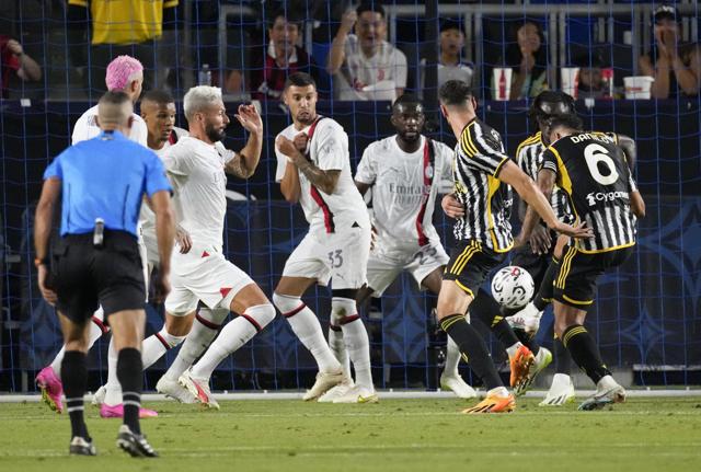 Juventus-Milan, finsice 2-2 poi ai rigori passano i bianconeri (foto Lapresse)