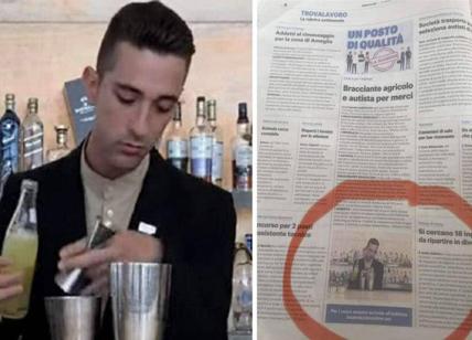 Impagnatiello barman modello: la foto usata come pubblicità su un giornale