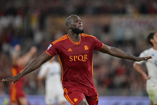 Lukaku e la Roma all'esordio nel girone G di Europa League sul campo dello Sheriff (foto Lapresse)