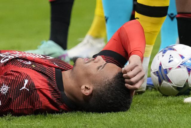 Malik Thiaw infortunato e Milan ko: serata da incubo in Champions col Borussia Dortmund (foto Lapresse)