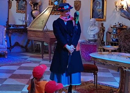 Roma, Mary Poppins atterra nel Castello di Lunghezza per la gioia dei bambini