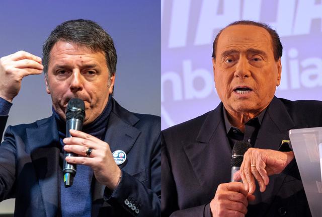 Matteo Renzi e Silvio Berlusconi