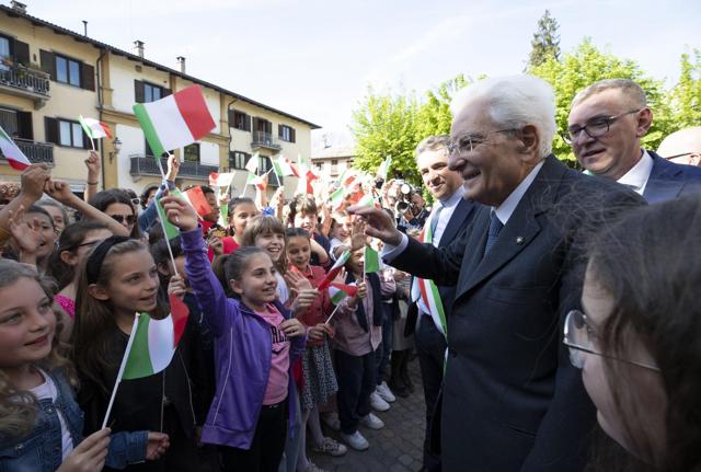 Il Presidente Sergio Mattarella a Boves, (foto di Francesco Ammendola - Ufficio per la Stampa e la Comunicazione della Presidenza della Repubblica)