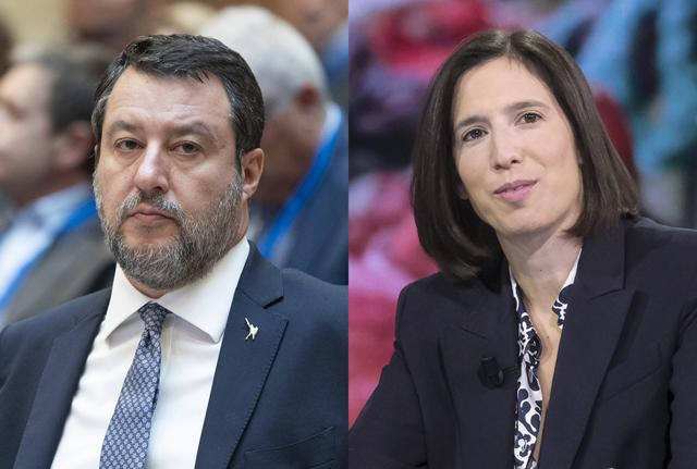 Matteo Salvini e Elly Schlein