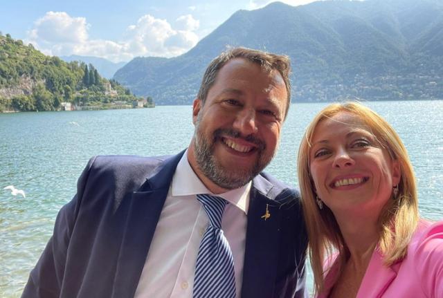 Giorgia Meloni Matteo Salvini