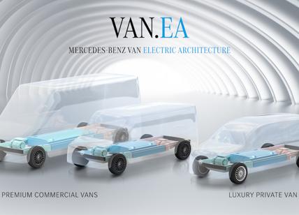 Mercedes Benz Vans traccia la strada per un futuro completamente elettrico.