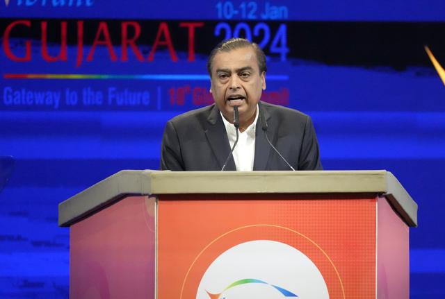 Mukesh Ambani (foto Lapresse)