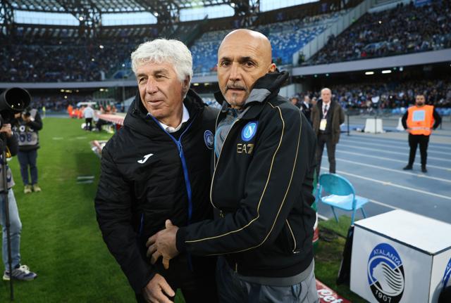 Napoli, le voci su Gasperini e Spalletti verso un anno sabbabtico (foto Lapresse)