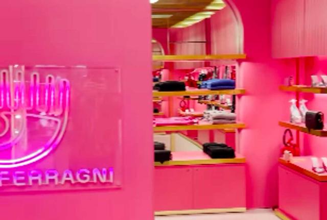 Lo store della Ferragni a Roma