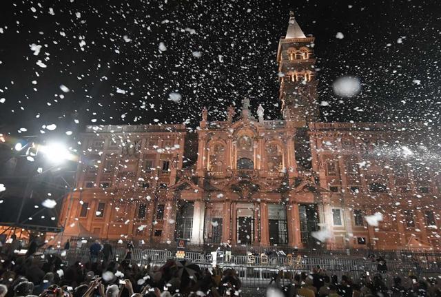 La nevicata di Santa Maria Maggiore a Roma del 5 agosto