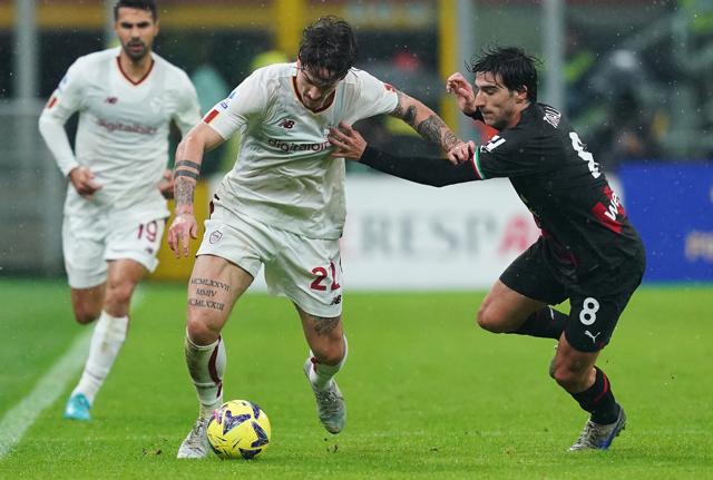 Nicolò Zaniolo - Sandro Tonali (foto Lapresse)