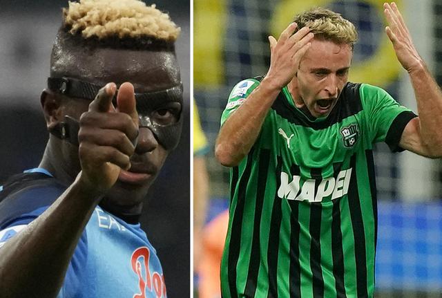 Osimhen e Frattesi (foto Lapresse), le ultime indiscrezioni di calciomercato