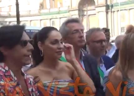 Anna Tatangelo, Fico e Manfredi alla guida del corteo del Pride di Napoli