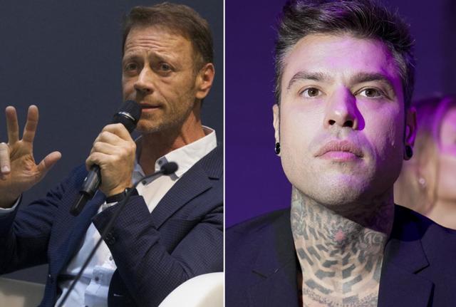 Fedez - Rocco Siffredi, botta e risposta (foto Lapresse)