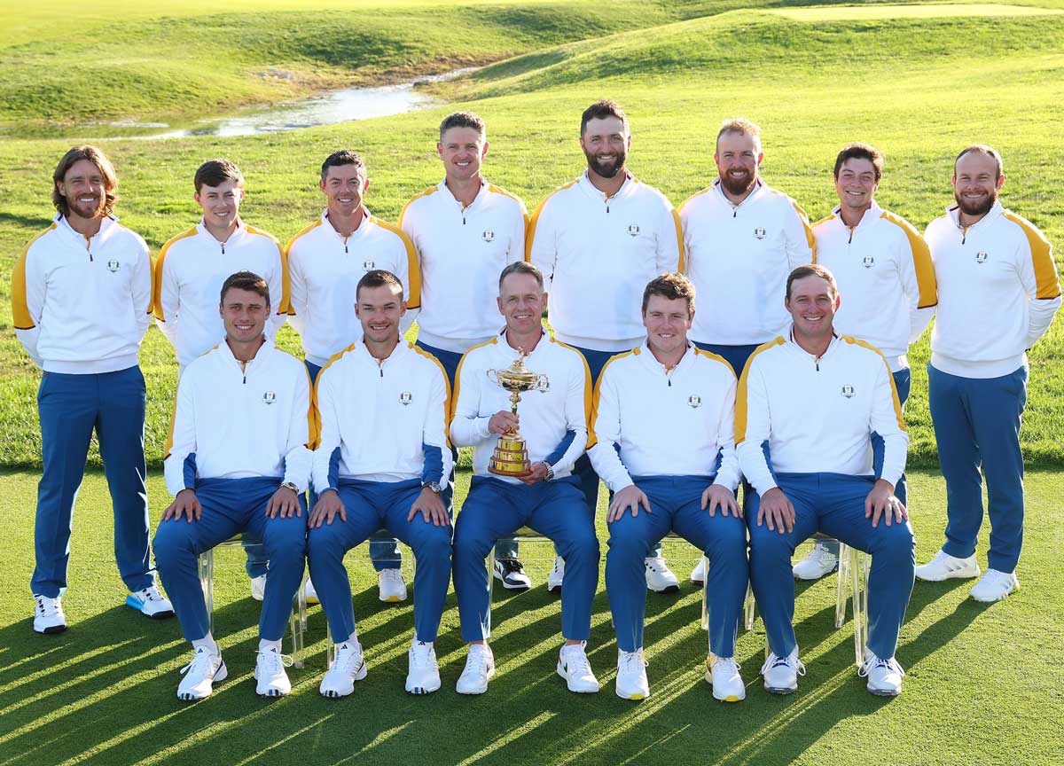 Il team Europa Ryder Cup