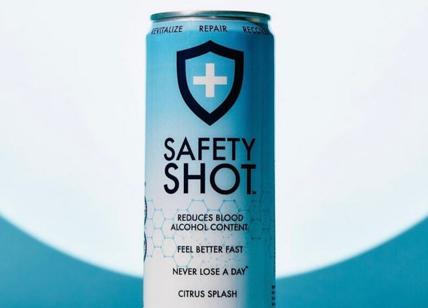 Safety Shot, arriva la bevanda anti sbornia: riduce postumi e tasso alcolemico