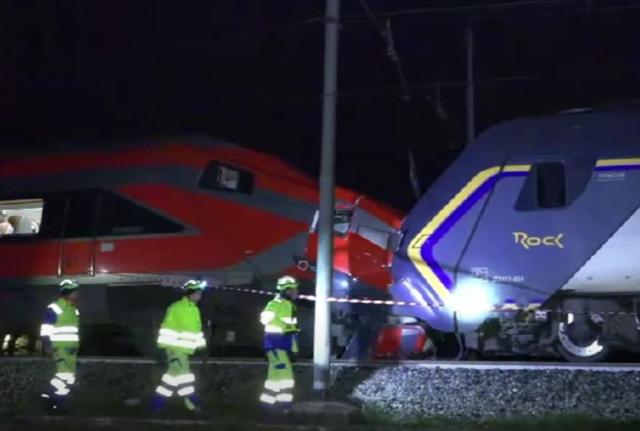 Scontro fra treni a Faenza