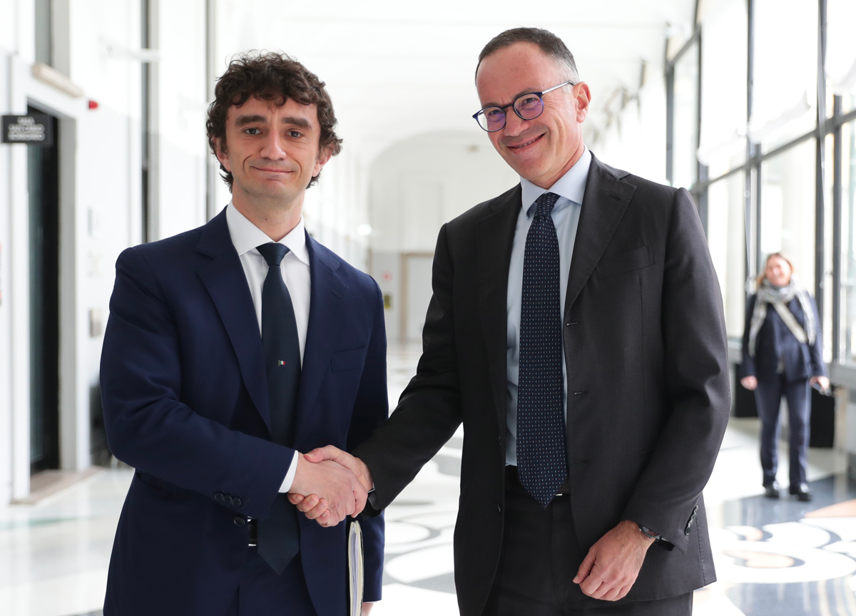 ARMANDO BRUNINI (CEO - Aeroporti di Milano) e GALEAZZO BIGNAMI  (Vice Ministro - Infrastrutture e Trasporti)