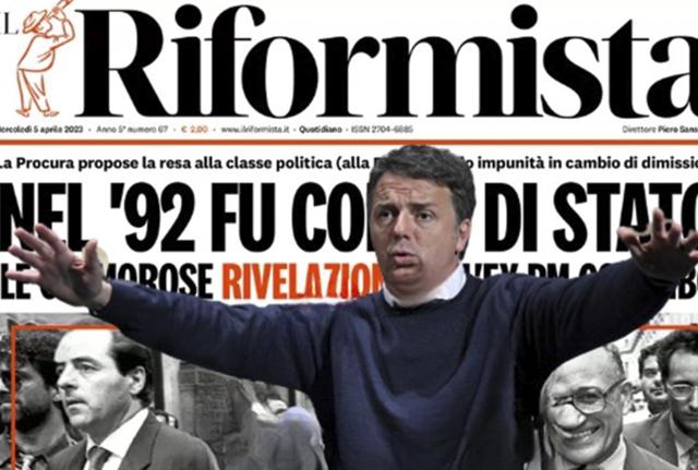 Matteo Renzi direttore il Riformista