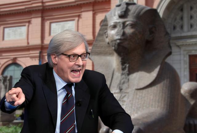 Vittorio Sgarbi e il Museo Egizio