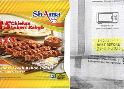 Richiamato kebab di pollo surgelato Shama: poca chiarezza sugli ingredienti