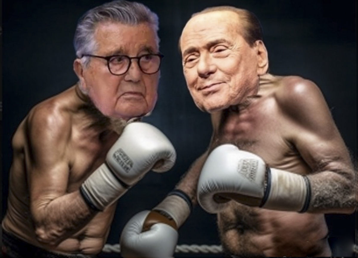 Silvio Berlusconi e Carlo De Benedetti